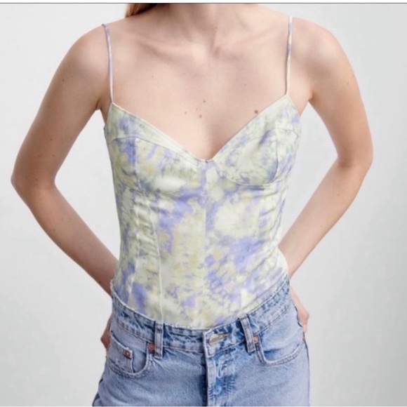 Zara Tops - Zara Pastel Tie-Dye Camisole